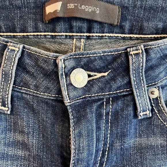 Levi 535 Jean Leggings - Size 7M - Picture 7 of 7
